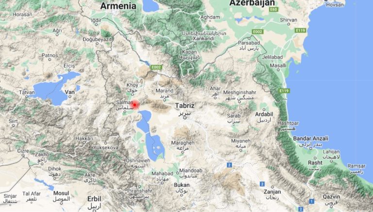 Информационное сообщение о сильном землетрясении на северо-западе Ирана