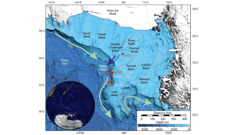 Подводные оползни у берегов Антарктиды вызывали в прошлом гигантские цунами