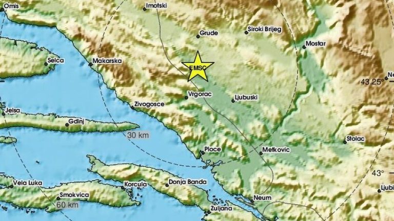 Землетрясение в Боснии и Герцеговине