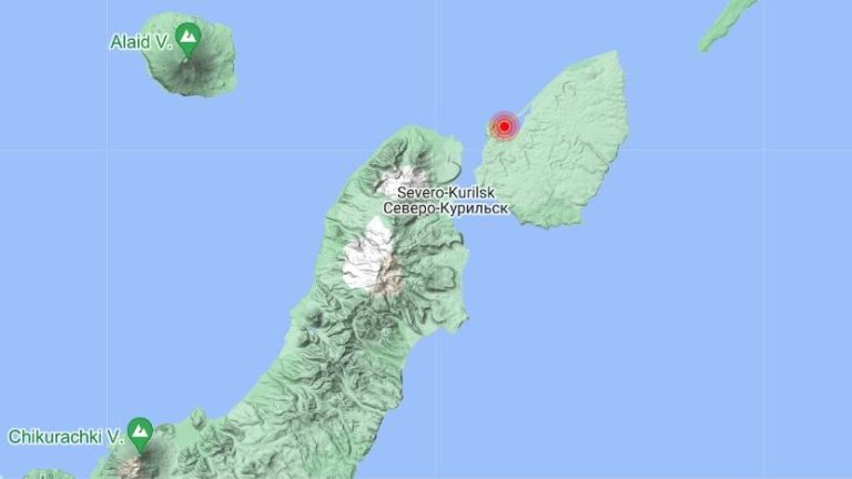 Землетрясение на Курильских островах