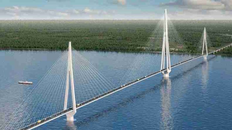 Одобрен второй этап строительства вантового моста через реку Лена