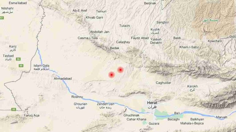 Сильные землетрясения в Афганистане