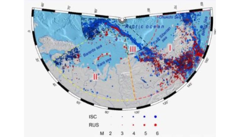 Геофизики создали интегрированный каталог землетрясений в Арктике