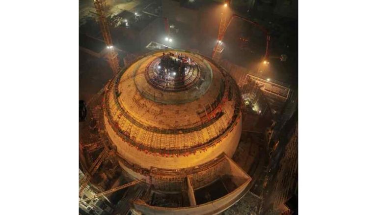 На энергоблоке № 2 АЭС «Руппур» завершено бетонирование наружной защитной оболочки