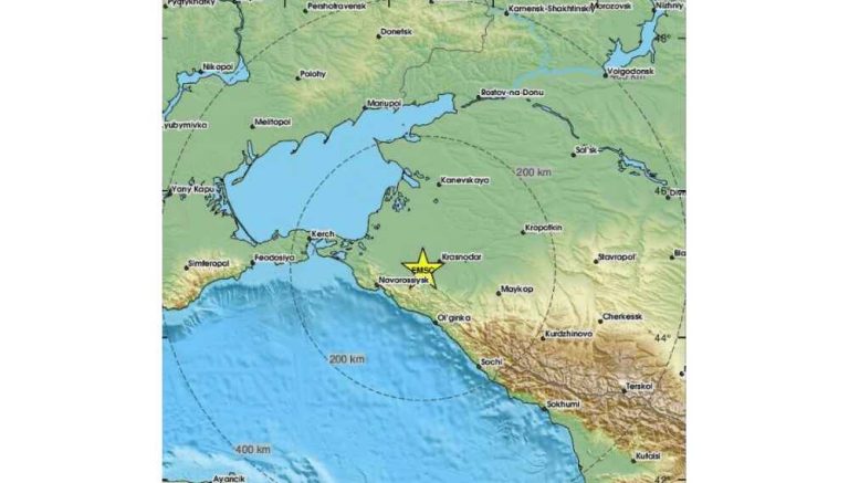 Землетрясение в Краснодарском крае