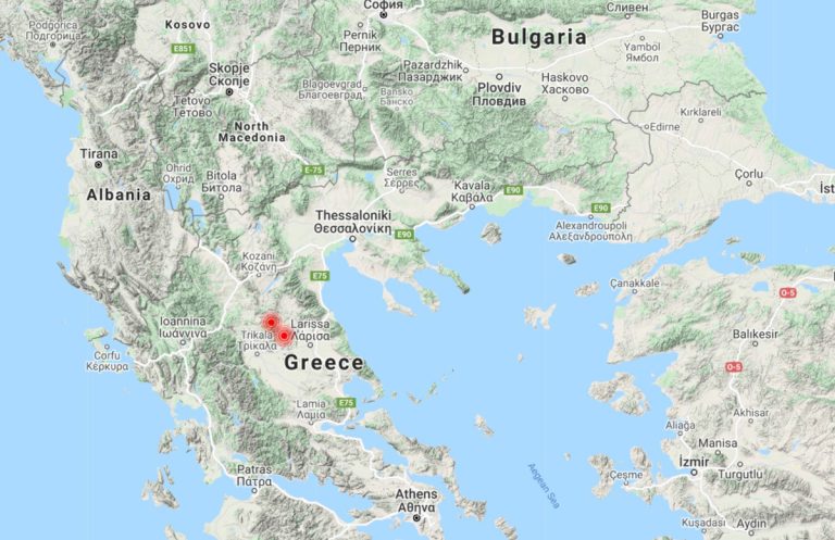 Сильные землетрясения в Греции 3 и 4 марта 2021 года